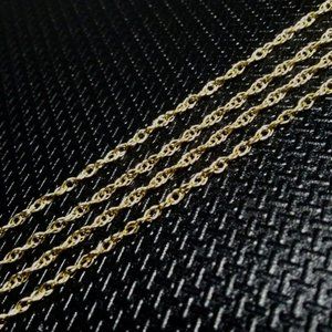 Solid 10k Yellow Gold Fine Elegant Shiny Rope Chain 18.5" New WOT
